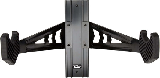 FEEDBACK SPORTS | Velo Wall Rack Bike Storage | Bicycle Hanger Mount W/Adjustable Arms | Road, Gravel, Mountain Bike Compatible | For Garage, Apartment, Shed | Black