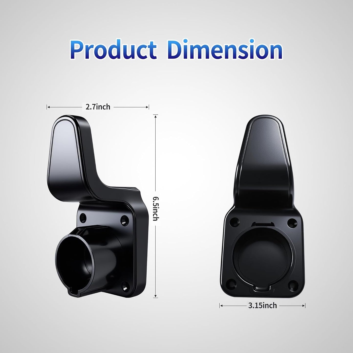 J1772 EV Extension Cable Holder, Level 2 EV Charger Extension Cord Holder, Heavy-Duty 240V EV Extension Cable Holder(Only Holder)
