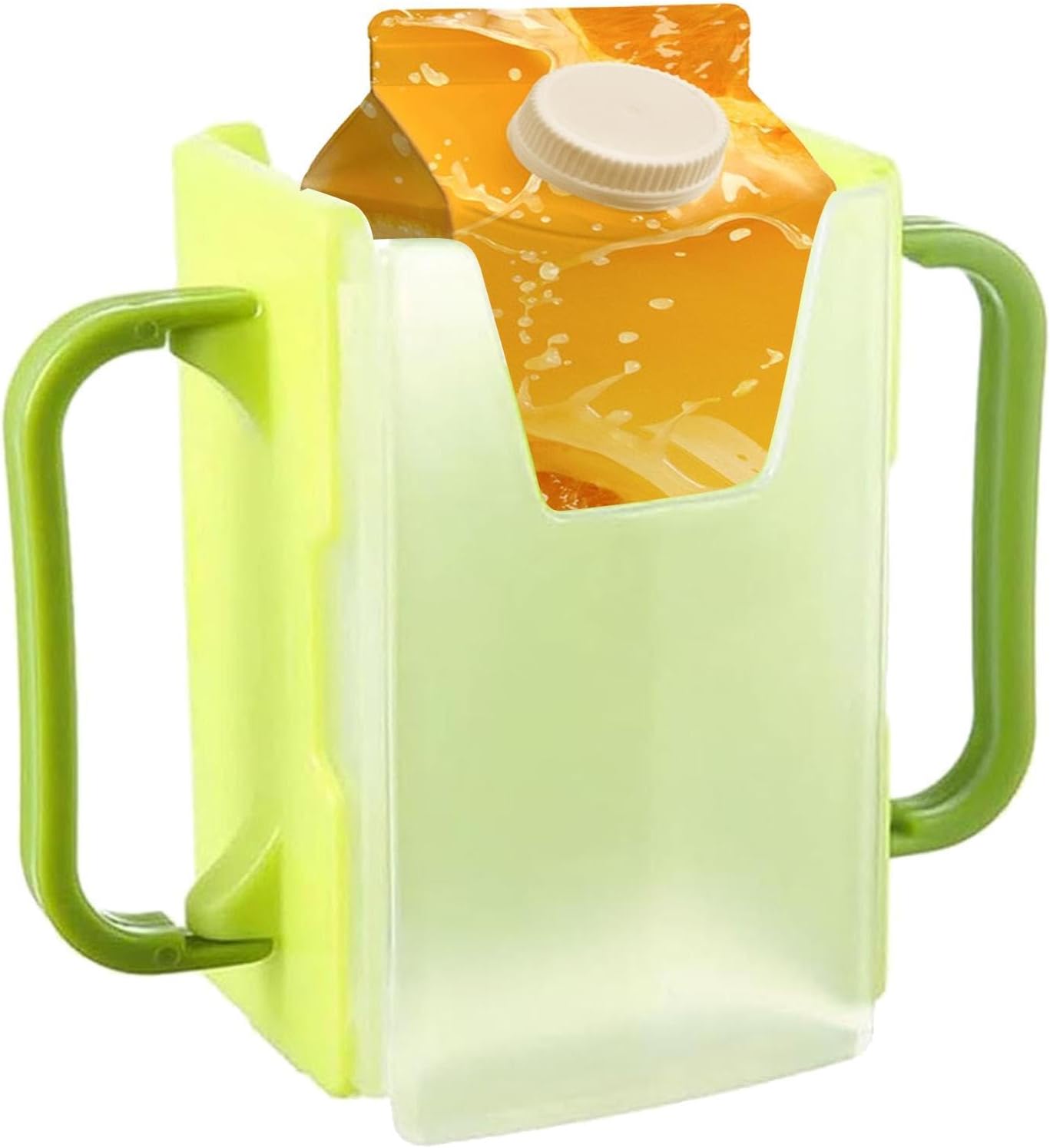 Juice Box Holder - Portable Toddler Drink Pouch Holder, Squeeze Proof Milk Pouch Holder | Reusable Milk Carton Cup Holder, Adjustable Juice Bag Holder, Milk Cup Holder Peerfect for Kids and Toddler