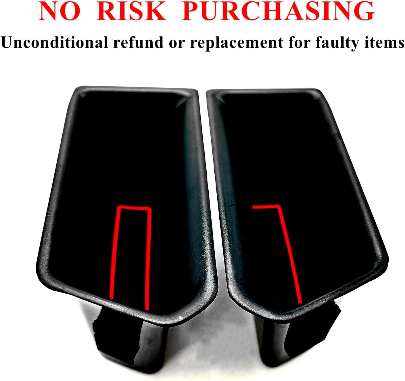 Door Grab Handle Storage Box Organizer Tray Accessories fit for VW Atlas and Cross Sport 2018 2019 2020 2021 2022 2023 (Not fit for 2024) (Handle Organizer)