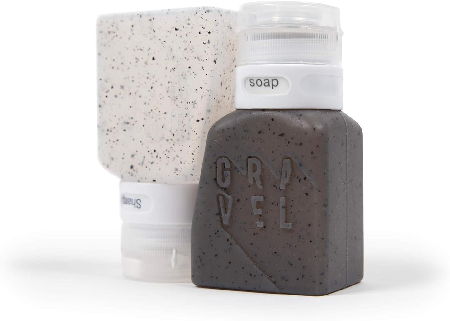 Gravel TSA Approved Travel Bottles – Leakproof, BPA-Free, Compact Toiletry Containers (4-Pack, 3oz)