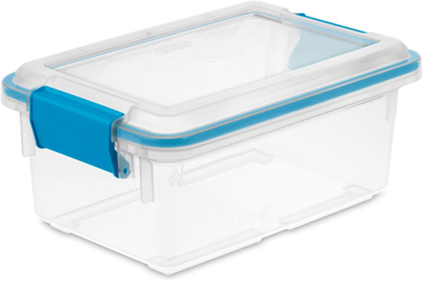 Sterilite 24-Pack Gasket Box, Weather-Resistant Storage Bins with Latching Lids, 7.5 Quart - Heavy-Duty Organizing Containers for Closet, Bathroom, and Office