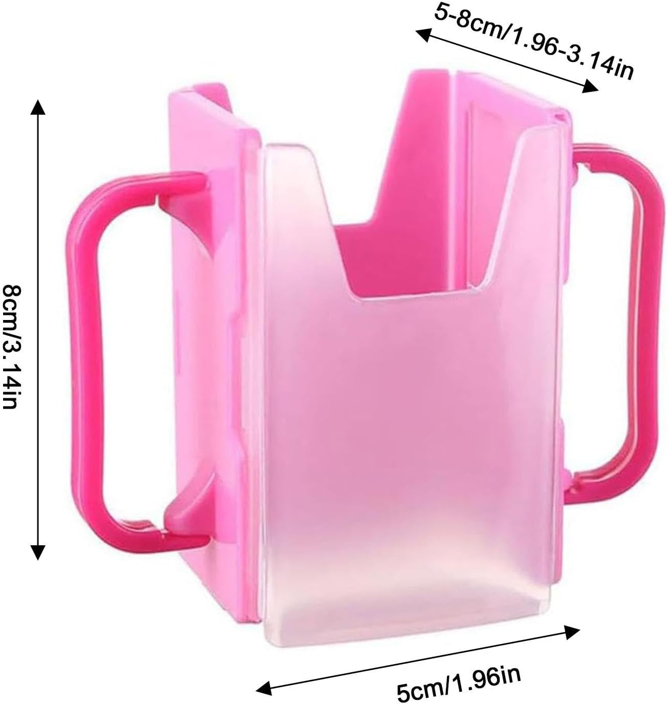 Milk Box Holder - Toddler Drinking Bottle Holder, Reusable Toddler Cup Holder | Squeeze Proof Pouch Holder, Portable Juice Bag Holder, Adjustable Drink Pouch Holder Suitable for Kids and Toddler