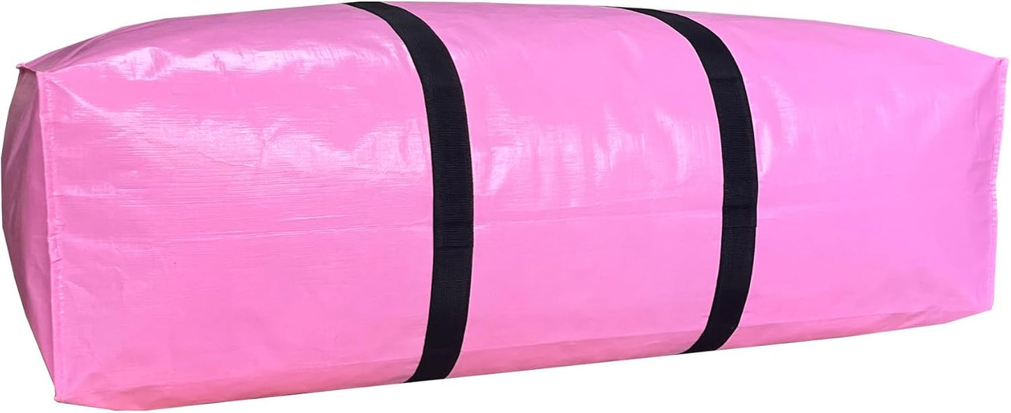 Extra Large Storage Bags, Jumbo Moving Tent Storage Bags, Foldable Big Turquoise XXL Duffle Bag for Travel, 56x27x15inch - 1PACK