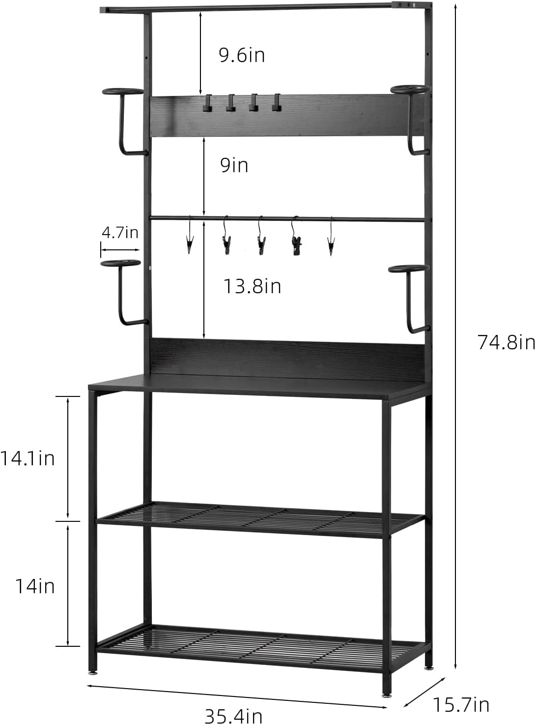 Motorcycle & Sports Helmet Rack & Gear Organizer – Fits 7 Helmets, Jackets, Boots & Gloves – Heavy-Duty Steel + Wood Storage Shelf for Home or Garage