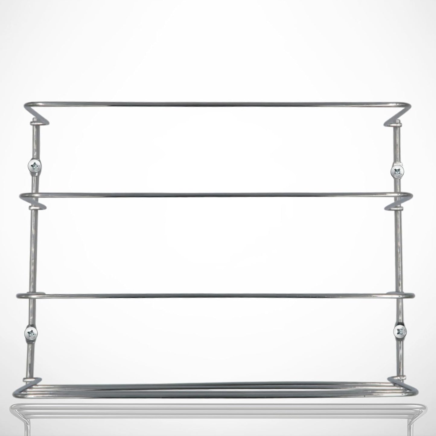 Evelots Kitchen Wrap Organizer - 4 Pack - Hold up to 4 Plastic, Foil, Paper, Wax - Cabinet Door, Wall Rack Basket - Sandwich, Freezer, Food Bag Storage - Laundry Supplies - Plastic Coated Metal