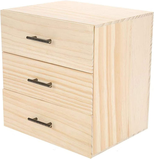 Essential Oil Storage Box - 90 Slots Three-Tiered Wooden Organizer for Oil Bottles, Essential Oil Holder, Large Capacity Cosmetic Travel Case