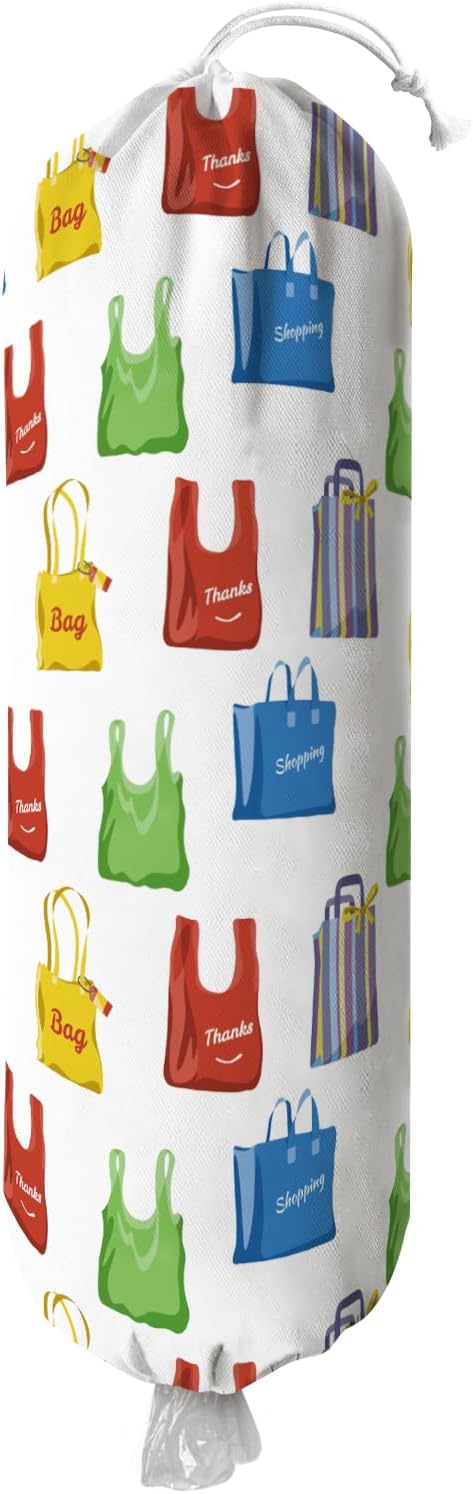 Plastic Bag Holder Wall Mount Grocery Bag Holder for Plastic Bags Organizer for Kitchen,Cute Cat Home Kitchen Decor Gifts for Women(Bag)