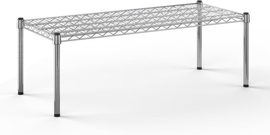 18" Deep x 42" Wide x 14" Height Wire Shelving Kit | 1-Tier | NSF Commercial Storage Rack Unit