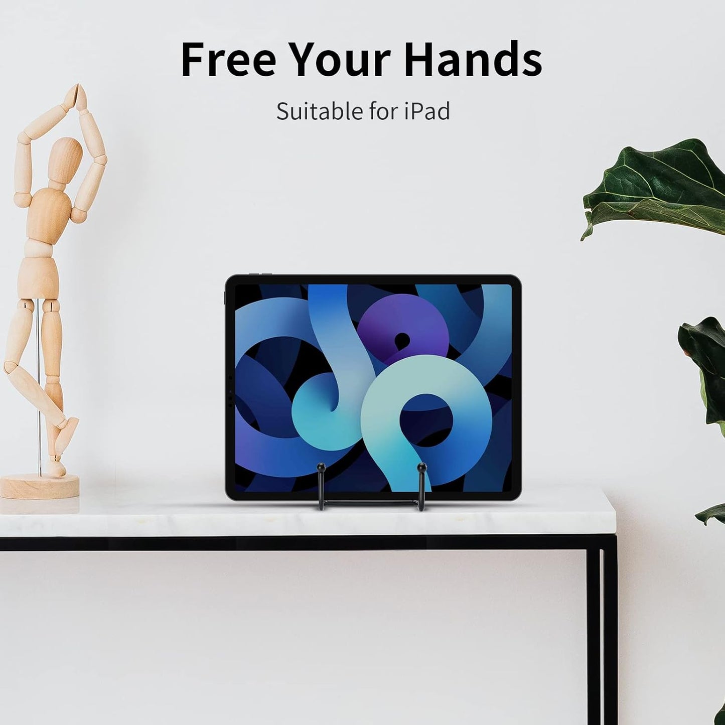 Kruodop 10 Pack Plate Stands for Display, 6 Inch Plate Holder Display Stand, Metal Frame Holder Stands for Book, Pictures, Photo Easel, Tabletop Art