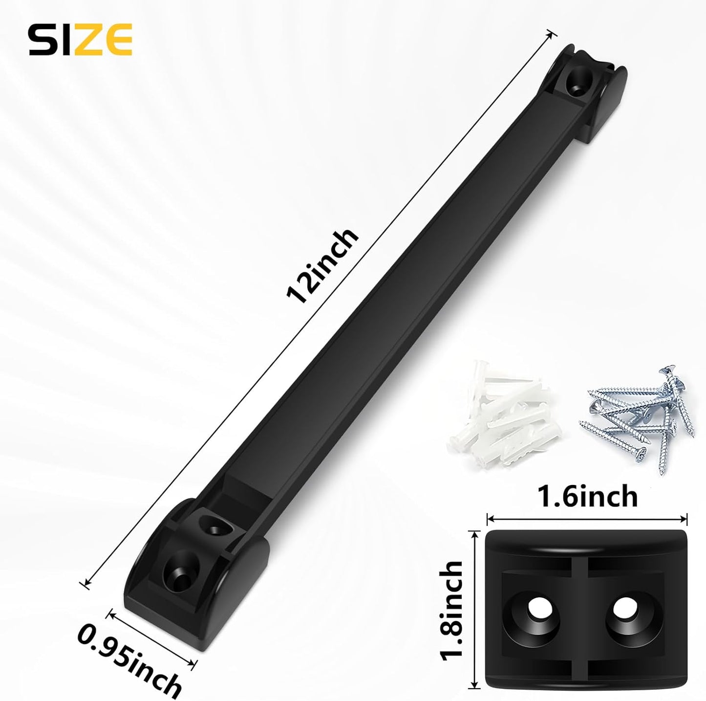 DGSL Magnetic Tool Holder Strip 10 Pack, 12In Heavy Duty Tool Organizer Magnetic Strip, Tool Magnet Bar For Garage Tool Organization
