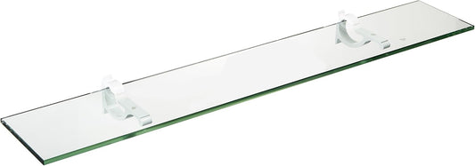 Spancraft Glass M-4.75x12-White Monarch Glass Shelf, White, 4.75" x 12"