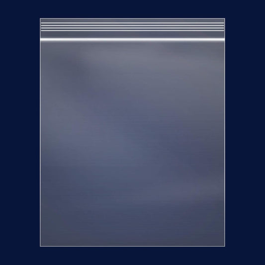 iMailer - 200 Count - 12" x 18" Large Zip Bags - Clear Reclosable Zip Plastic Poly Bags for Storage, Clothing, T-Shirts, Pants