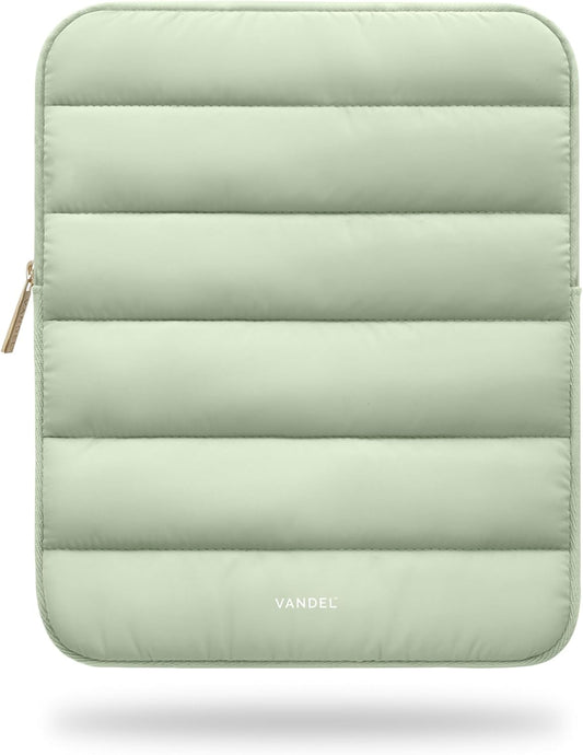 Vandel - The Original Puffy iPad Sleeve 9-11 Inch Tablet Sleeve, Green i Pad Case for Women and Men, Cute iPad Air Pouch, 9 10 Inch, 11 Inch Bag