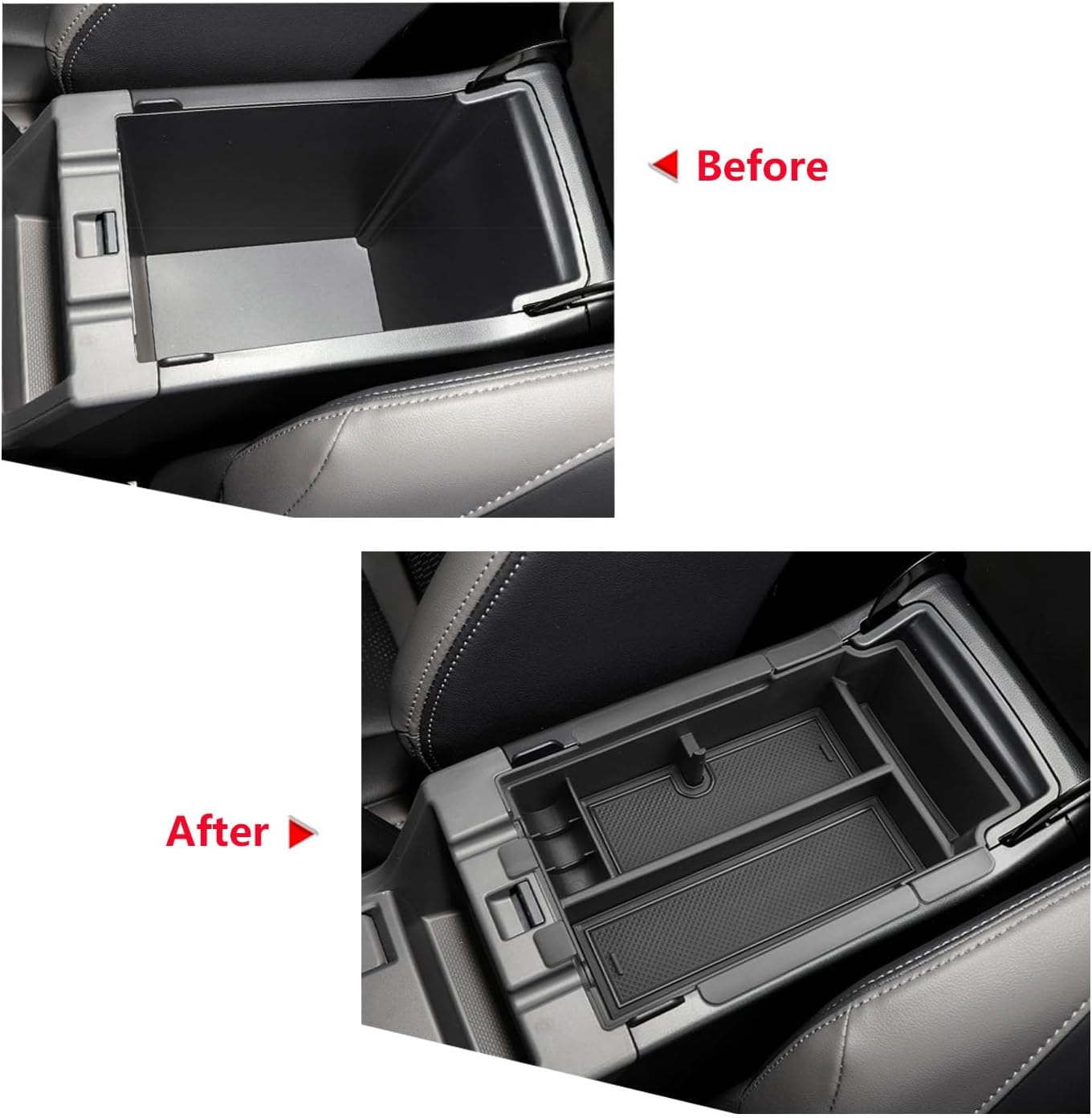 2026 Crosstrek Center Console Organizer for 2024 2025 2026 Subaru Crosstrek Accessories Armrest Storage Box Double-Layers Tray Durable Odorless