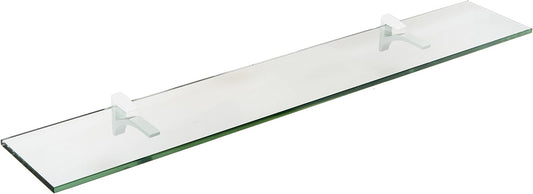 Spancraft Glass C-8x24-White Cardinal Glass Shelf, White, 8" x 24"
