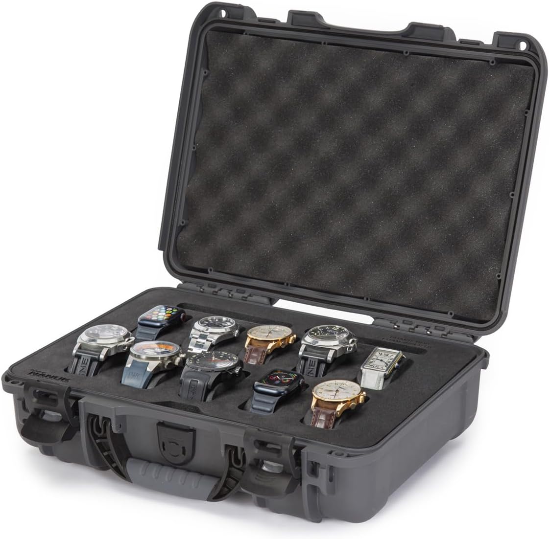 NANUK 910 Waterproof Watch Case with Foam Insert, Graphite