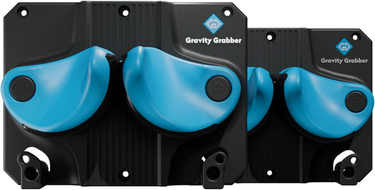 Gravity Grabber - Ultimate Ski & Snowboard Wall Rack | Secure, Non-Slip Storage | Fits Any Ski/Board | Garage Organization | Ski Storage Rack | Snowboard Storage Rack | Winter Gear Organizer | 2 Pck