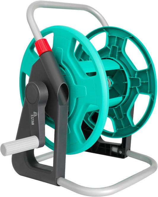 Garden Water Hose Reel Cart,Holds 50-60 Ft of 5/8 Inch Hose, Portable Hose Pipe Holder for Outside