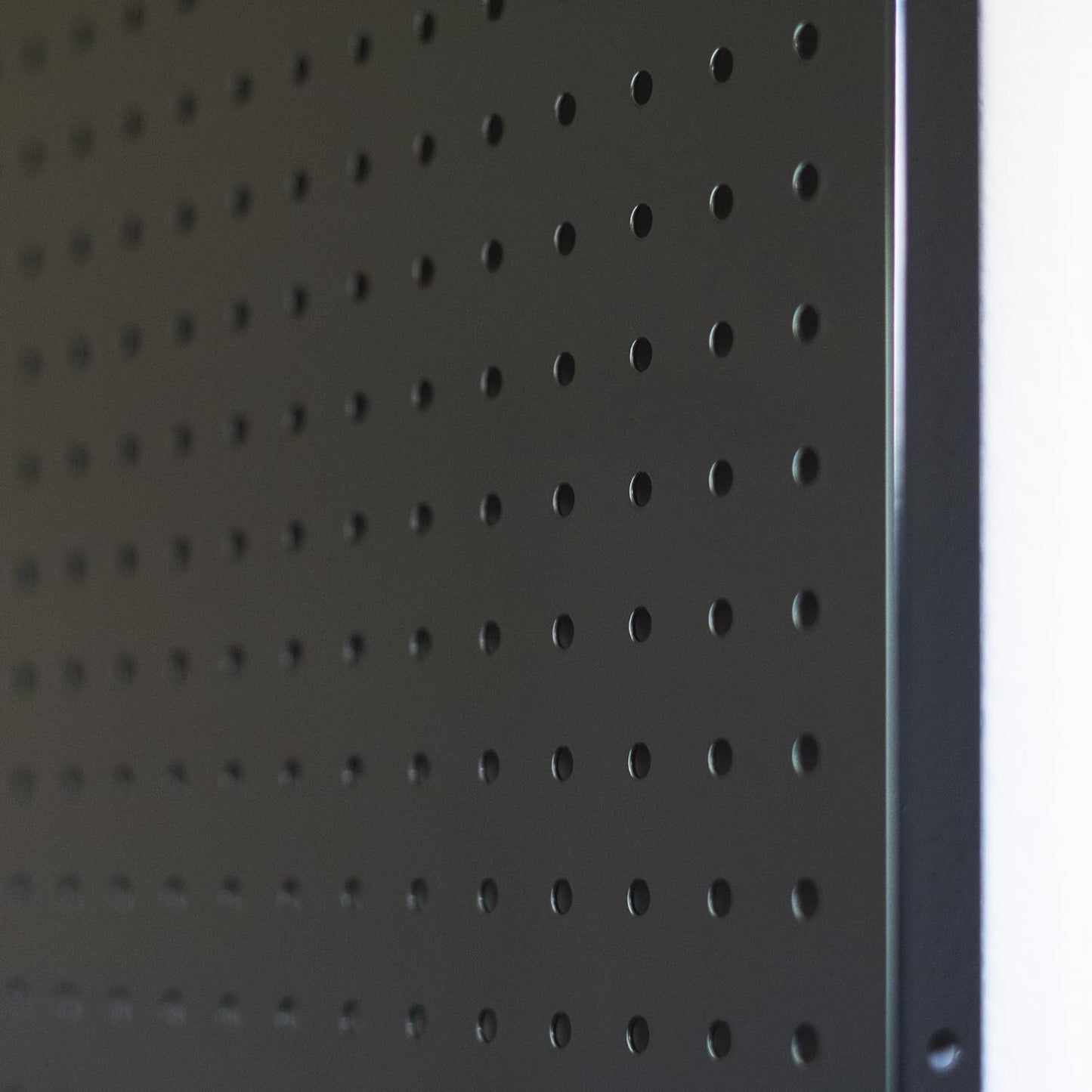 Metal Pegboard 16-Inch Tall x 20-Inch Wide Heavy Duty Wall Organizer for Home Garage Tool Storage 4pcs Black