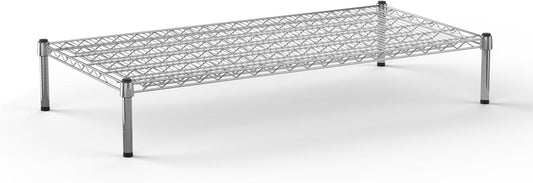 24" Deep x 48" Wide x 8" Height Wire Shelving Kit | 1-Tier | NSF Commercial Storage Rack Unit