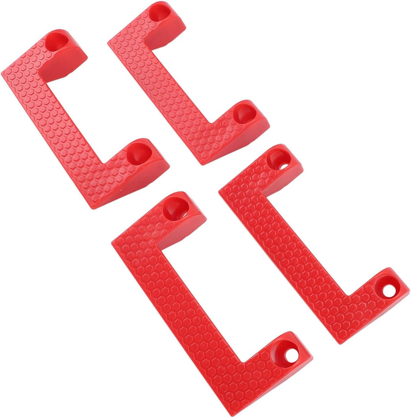 Fdit Premium 4 Piece Tape Measure Holder Set, Power Tool Ladder Storage Holder for Garage Organization, Workshop Accessories
