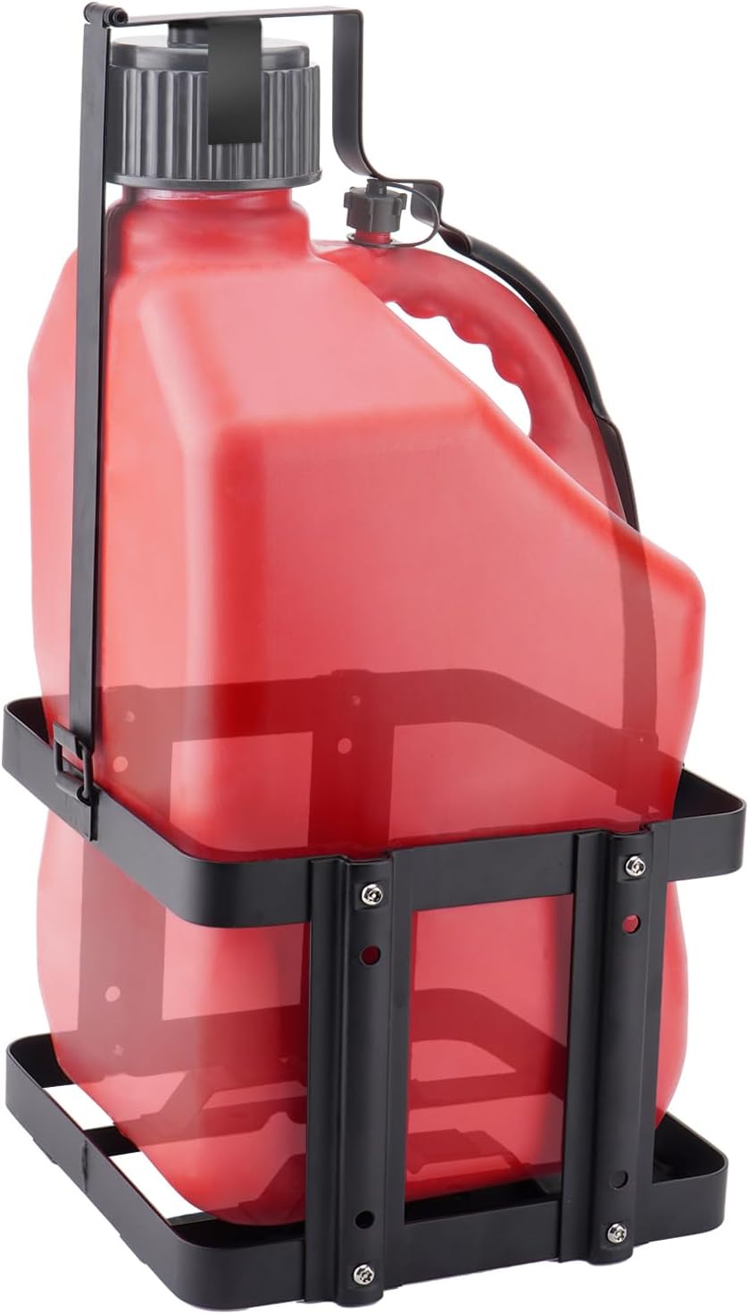 SPARKWHIZ Fuel Jug Container Holder Mount, Gas Can 5 Gallon Holder Rack, Mouting Bracket Compatible with VP Racing Can 5 Gallon (Holder only), 1 Pack