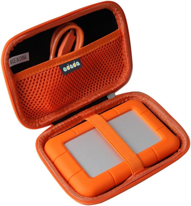 Adada Hard Travel Case for LaCie Rugged Mini 2TB/ 1TB/ 3TB/ 4TB/ 5TB External Hard Drive Portable