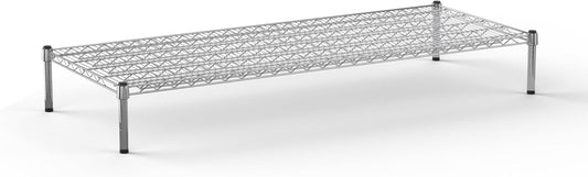 24" Deep x 60" Wide x 8" Height Wire Shelving Kit | 1-Tier | NSF Commercial Storage Rack Unit