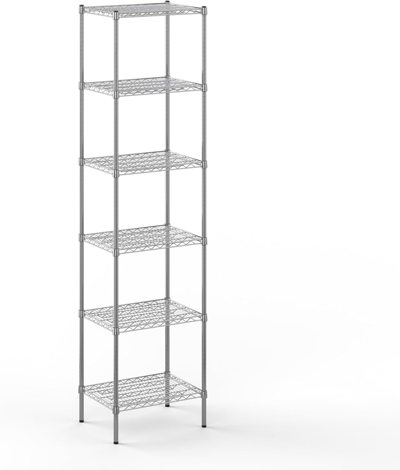 18" Deep x 24" Wide x 96" Height Wire Shelving Kit | 6-Tier | NSF Commercial Storage Rack Unit