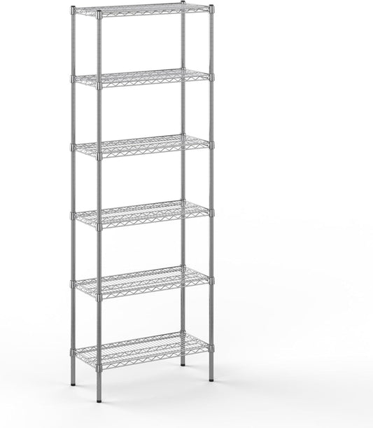 14" Deep x 30" Wide x 86" Height Wire Shelving Kit | 6-Tier | NSF Commercial Storage Rack Unit