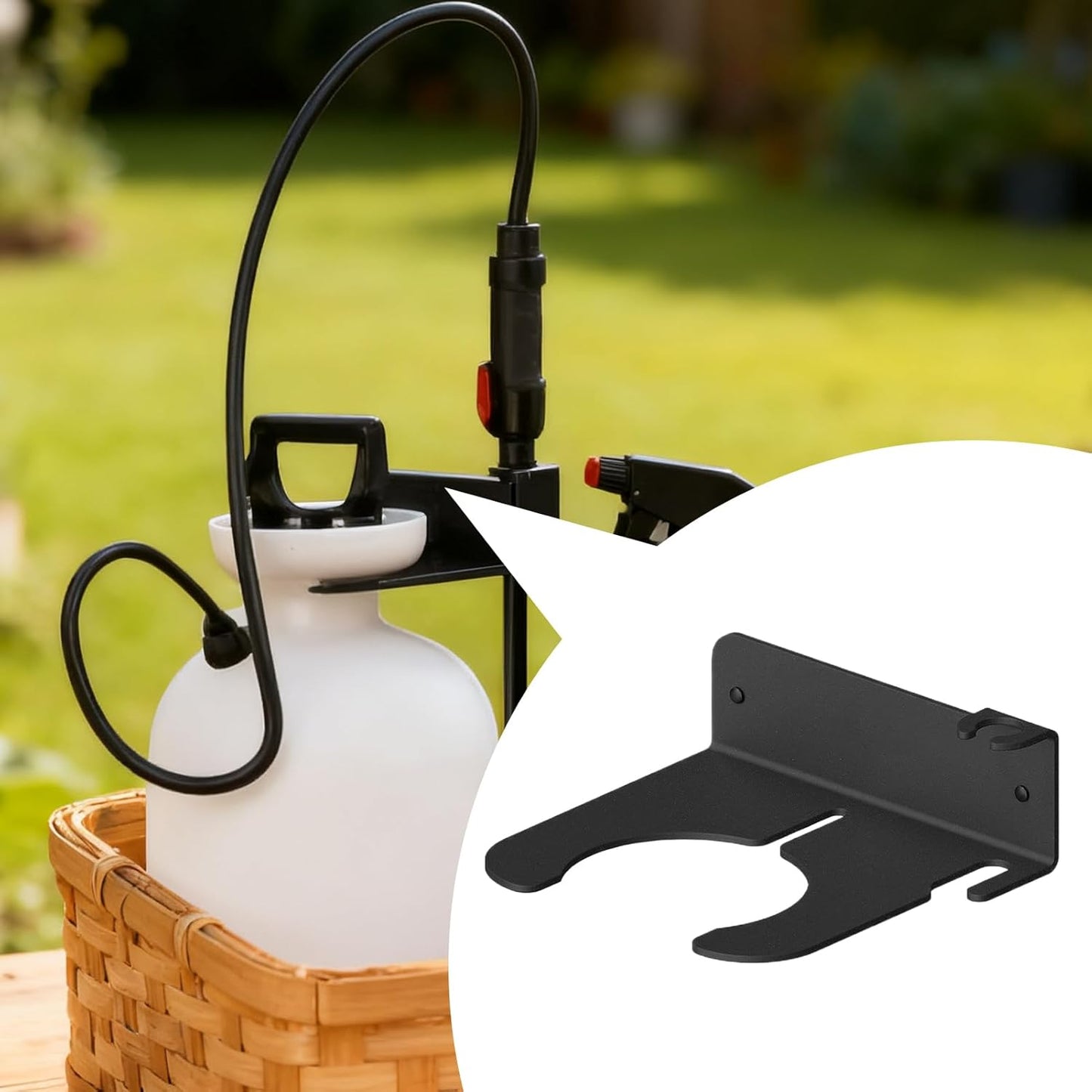 Spray Bottle Holder | Pump Sprayer Storage Shelf | Wall-Mounted Garden Tool Organizer,for Yards Porches Gardens Lawn Party Indoor Outdoor Balconies