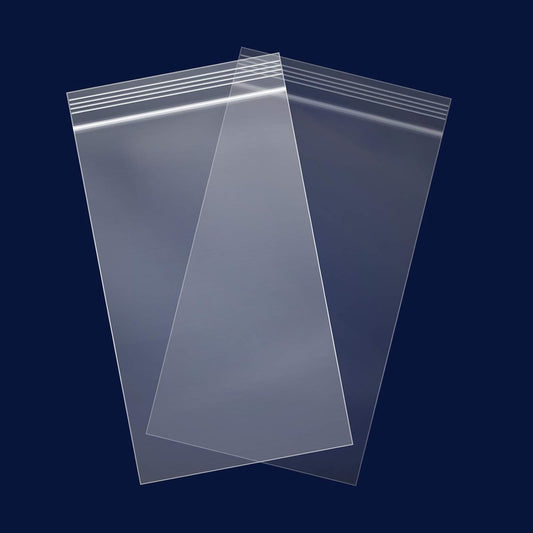 iMailer - 200 Count - 5" x 7" Small Zip Bags - Clear Reclosable Zip Plastic Poly Bags 2 Mil with Lock Seal Zipper for A2 A4 A6 Cards & Envelopes, Bakery, Cookies, Treats