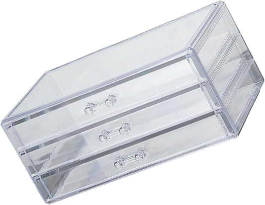 Space Saving Acrylic Cosmetic Storage Drawers Multi Drawers Acrylic Organizer Modern Jewelry Organizer for Organizing Cosmetics and Jewelry