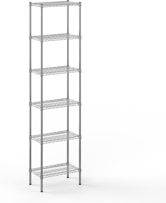 14" Deep x 24" Wide x 96" Height Wire Shelving Kit | 6-Tier | NSF Commercial Storage Rack Unit