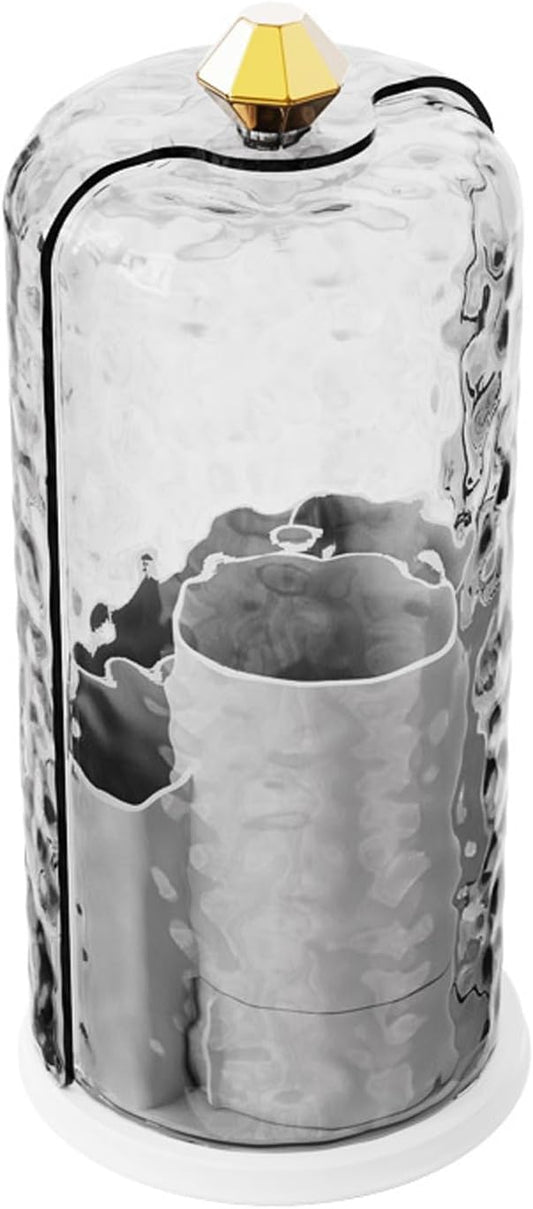 Rotating Makeup Organizer, 360-Degree Clear Cosmetic Case With Adjustable Shelves, Large Capacity For Bathroom Countertop & Vanity