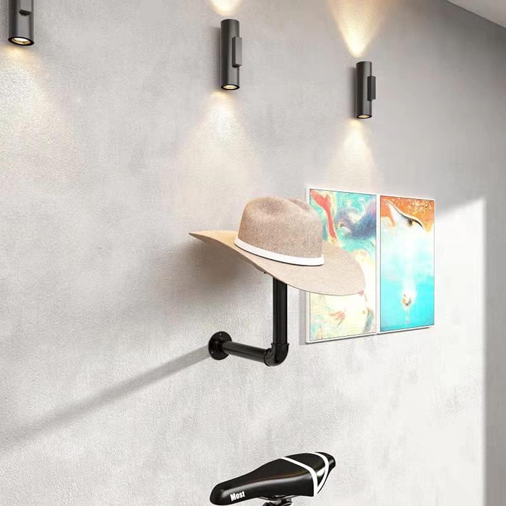 Motorcycle Helmet Holder,Helmet Holder Wall Mount Easy Storage for Motorcycle Helmets,Hats, Baseball and Rugby Helmets