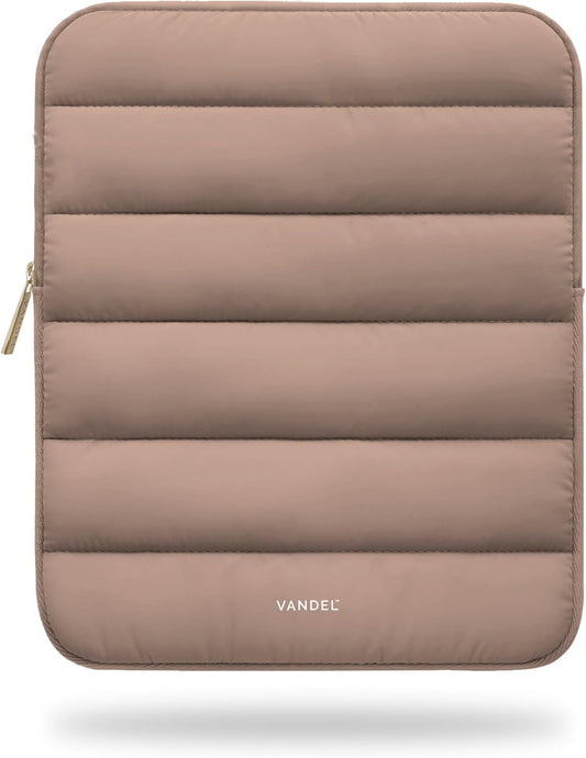 Vandel - The Original Puffy iPad Sleeve 9-11 Inch Tablet Sleeve, Brown i Pad Case for Women and Men, Cute iPad Air Pouch, 9 10 Inch, 11 Inch Bag