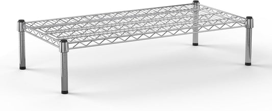 18" Deep x 36" Wide x 8" Height 1-Tier Wire Shelving Kit | NSF Commercial Storage Rack Unit