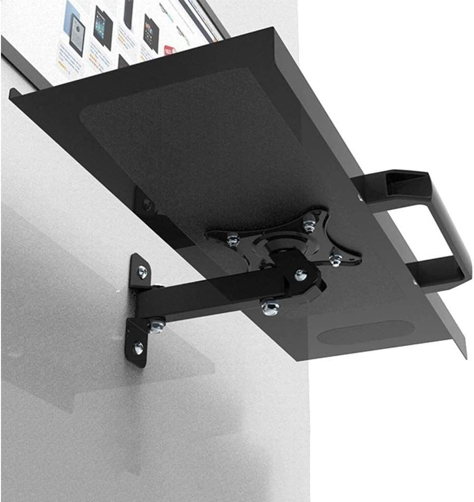 Adjustable Keyboard Tray Under Desk with Ergonomic Mouse Support, Horizontal Rotation and Telescopic Arm Stand for Office Use