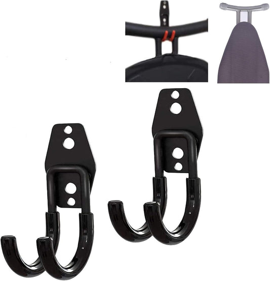 Ironing Board Hanger Wall Mount, Wall Mount Ironing Board Holder, Ironing Board Wall Holder Wall Hanger Wall Mount Wall Rack, for Laundry Rooms, Utility Rooms, Closetssaving, No Ironing Board, 2-Pcs