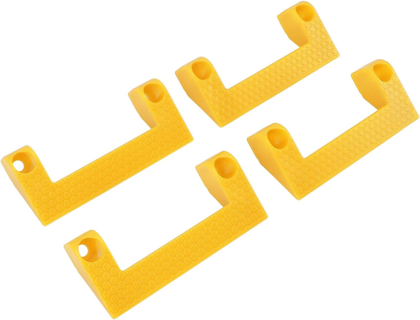 Fdit Premium 4 Piece Tape Measure Holder Set, Power Tool Ladder Storage Holder for Garage Organization, Workshop Accessories