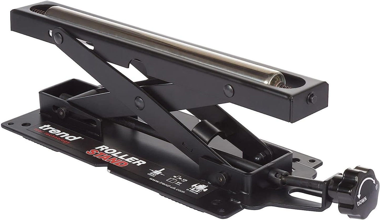 Trend Set of 2 Adjustable Miter Saw Roller Stand, 140 lbs Capacity and Height Adjustment from 2 inches to 6.3 inches, R/STAND/A/2