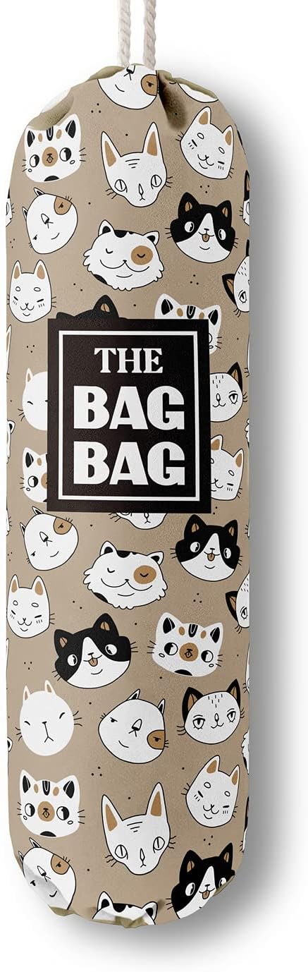 Funny The Bag Bag, Grocery Bags Holder Organizer For Shopping Bags, Wall Mount Plastic Bags Storage Container Dispensers, Gift For The Preferred Family And Friends