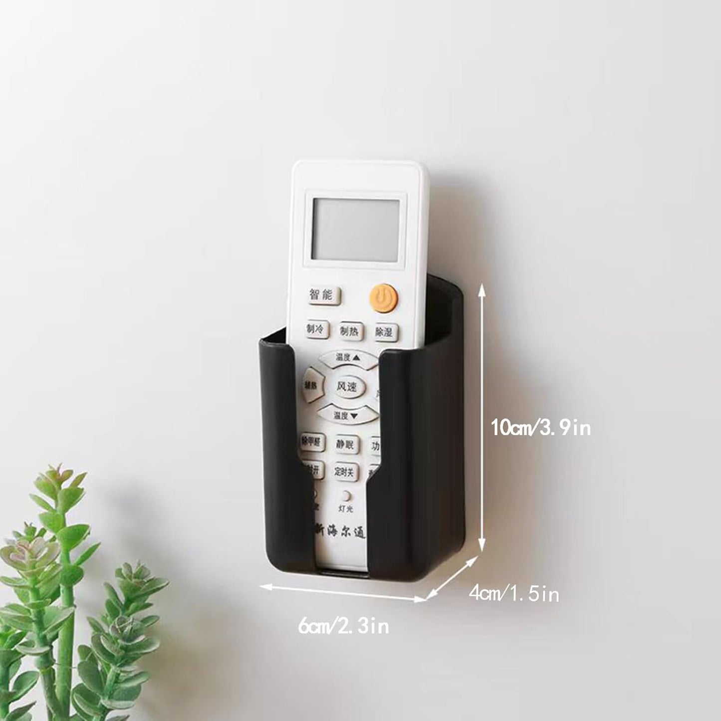 6pcs Remote Control Organizer Wall Adhesive Pen Holder for Home Office School Opening Design Easy Manipulate Clicker