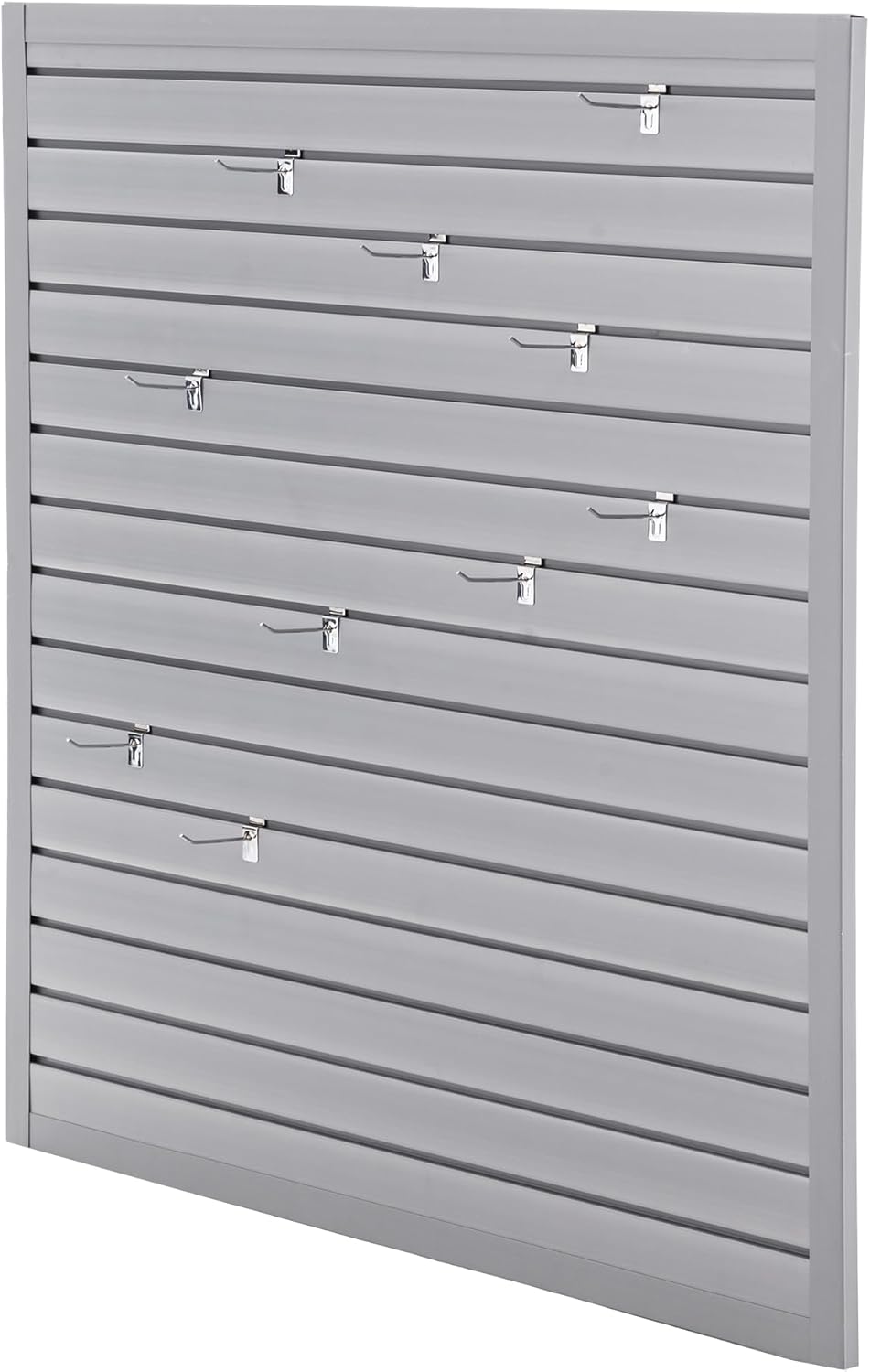 Slat Wall Paneling 4x4 FT, PVC SlatWall Panels Garage Organizer Storage System with Hooks & Accessories, Heavy Duty Wall Mounted Rack