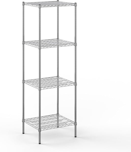 21" Deep x 24" Wide x 74" Height Wire Shelving Kit | 4-Tier | NSF Commercial Storage Rack Unit