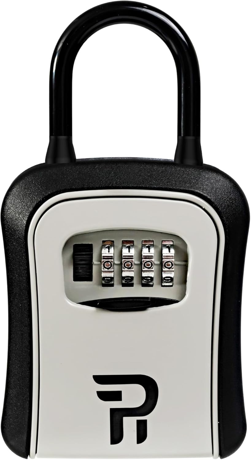 RUDY RUN Key Lock Box for Outside - Combination Realtor Lockbox for House Keys Outdoor