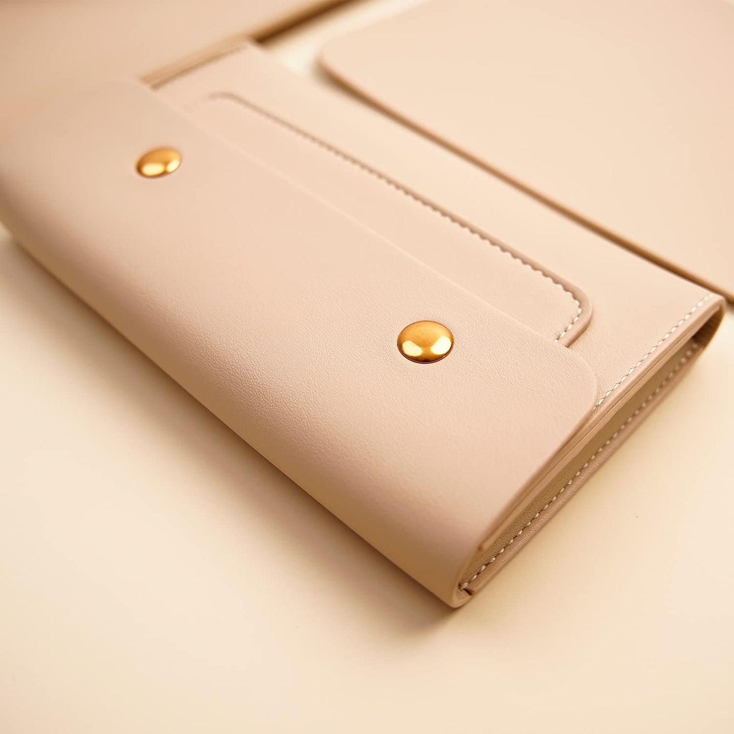 Laptop Sleeve 14 Inch Compatible with MacBook Pro 14,Old MacBook Air 13 2010-2017, Old MacBook Pro 13 2012-2015, Surface Laptop 13.5 with Small Pouch, Mouse Pad and Cord Organizer,Color Beige