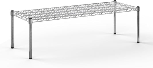 18" Deep x 48" Wide x 14" Height Wire Shelving Kit | 1-Tier | NSF Commercial Storage Rack Unit